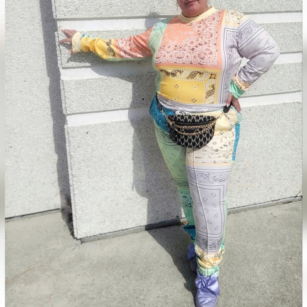Fashion Nova Pullover and Pant Set